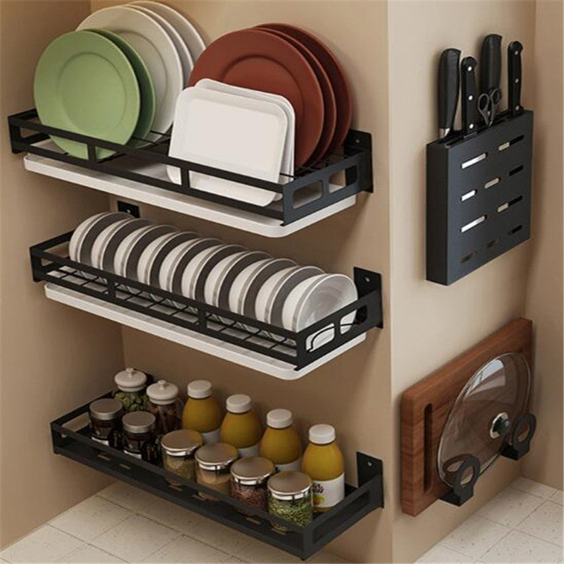 Kitchen Storage Rack for Neat Plates, Bowls, and Utensils