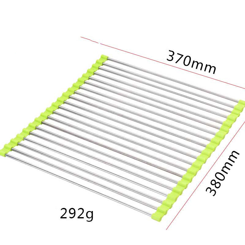 Space-Saving Sink Dish Rack for Neat Kitchen Organization