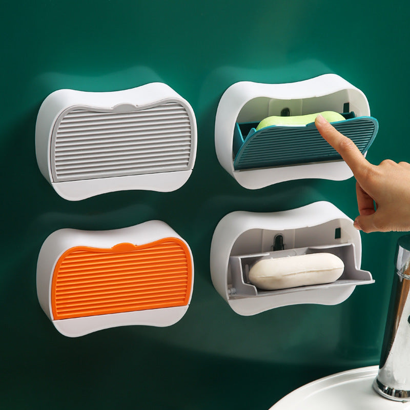 Creative Drain Soap Holder for Fresh, Tidy Bathrooms