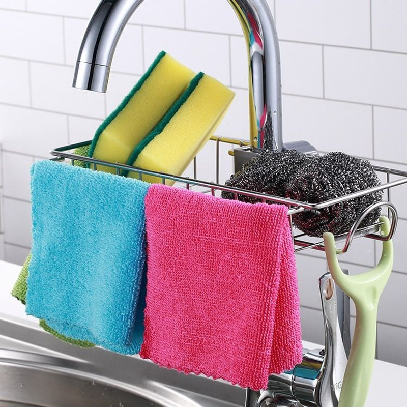 Adjustable Sink Organizer for Easy, Mess-Free Kitchen Cleaning