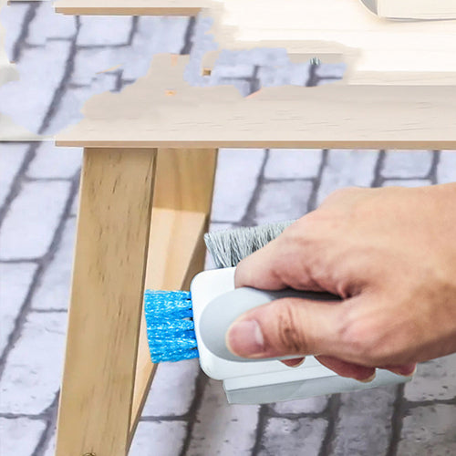 2-in-1 Corner Brush for Quick, Effortless Bathroom Cleaning”