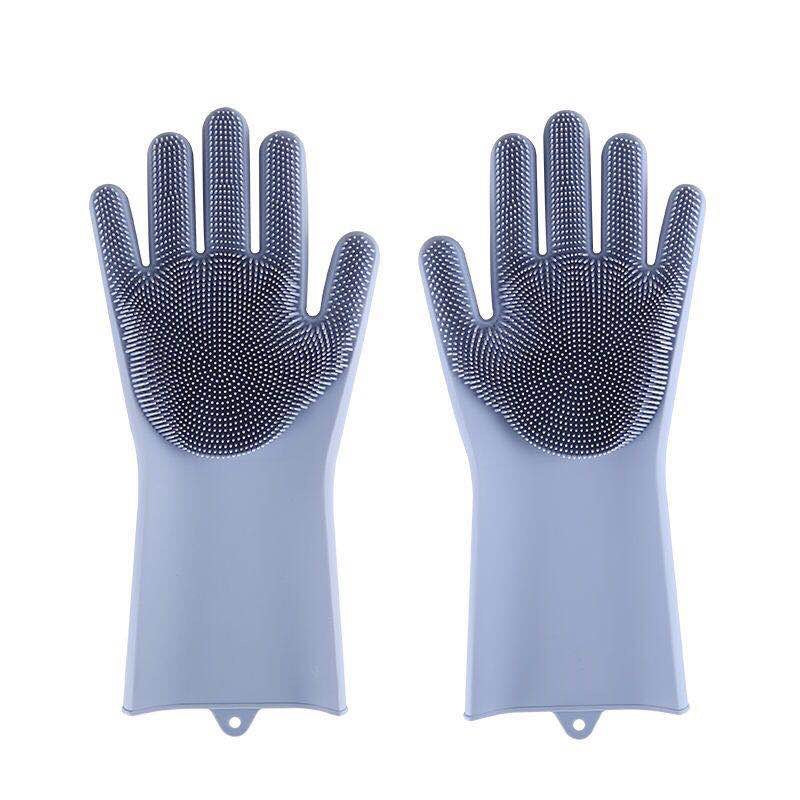“Quick-Clean Silicone Magic Gloves for Stress-Free Washing”